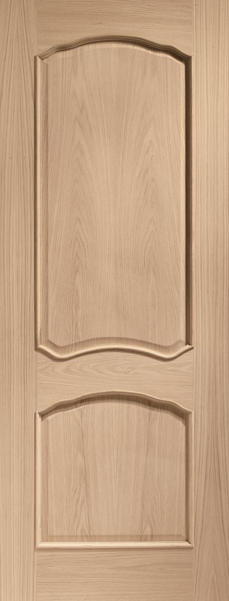 Louis Oak Door with Raised Mouldings (un-finished)