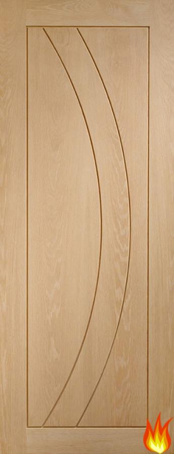 Salerno Internal Oak Fire Door (un/pre-finished)