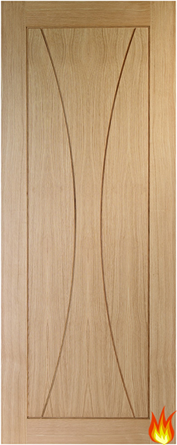 Verona Internal Oak Fire Door (un-finished)