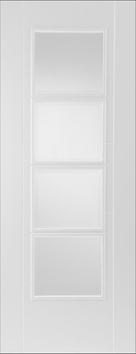 Iseo 4-Light White Primed Internal Door
