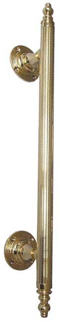 Scroll Pull Handle (solid brass) - Various Finishes