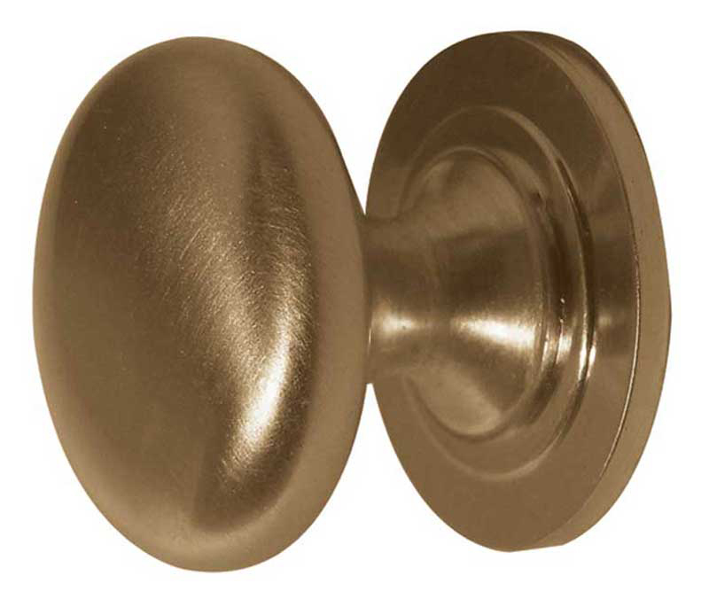 Traditional Cupboard Knob - Satin Brass