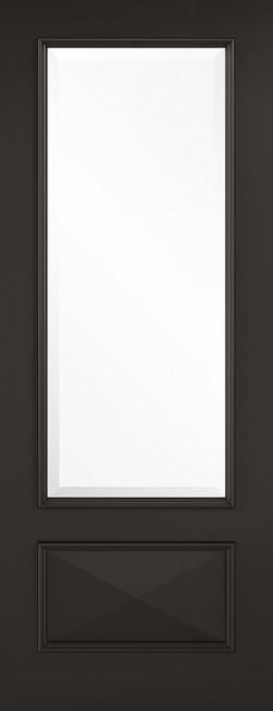 Knightsbridge Glazed Black Internal Door