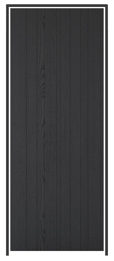Montreal Black Laminate Prehung Internal Door