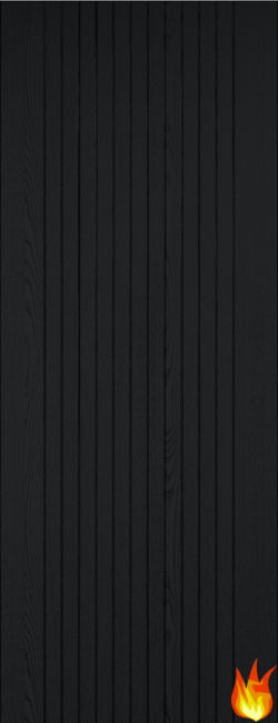 Sydney Black Laminate Internal Fire Door (FD30)