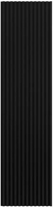 Black Laminate (to 3 faces) Acoustic Wall Panelling