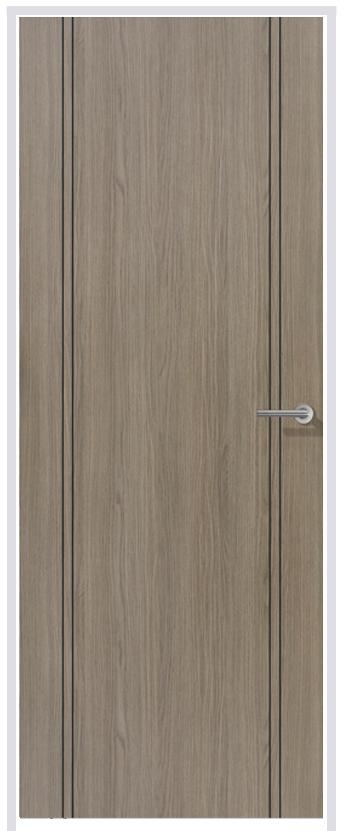 Monaco Light Grey Laminate Prehung Internal Door