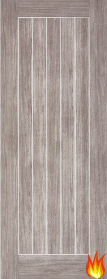 Mexicano Laminate Light Grey Internal Fire Door (FD30)