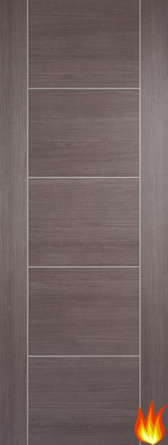 Vancouver Laminate Medium Grey Internal Fire Door (FD30)