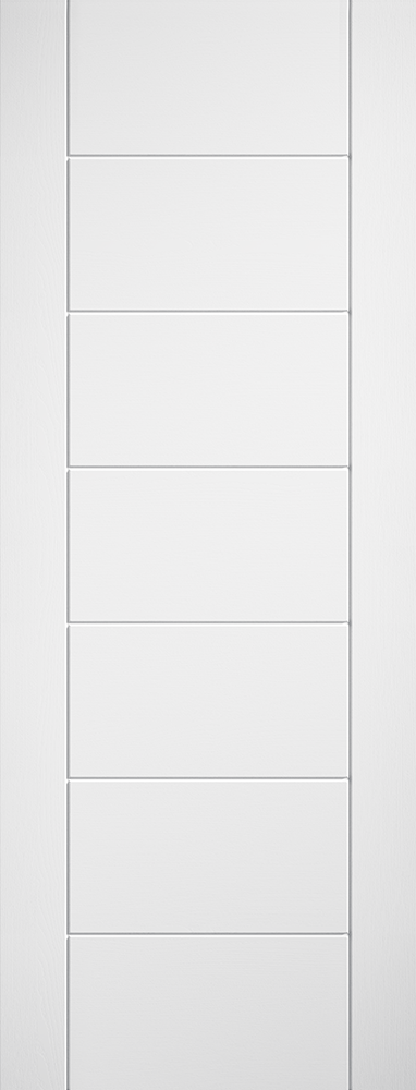 Linear 7P Pre-Finished White Internal Door