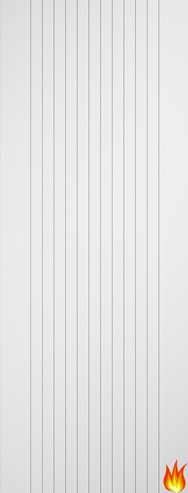 Sydney Pre-Finished White Internal Fire Door