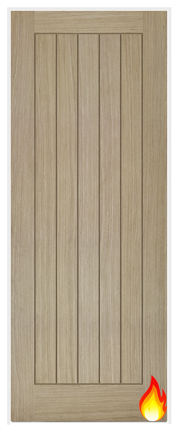 Belize Light Grey Prehung Internal Fire Door