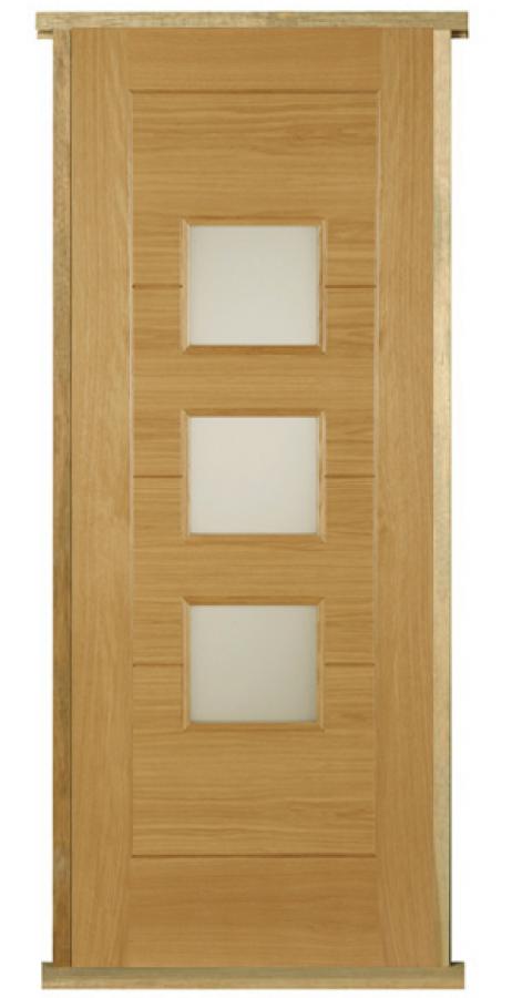 Oak Monza Pre-hung Door Set