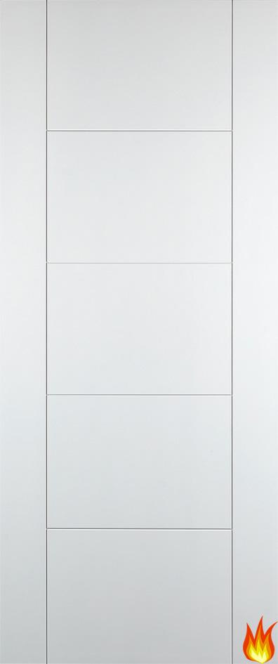 Tigris White Internal Fire Door (pre-finished)
