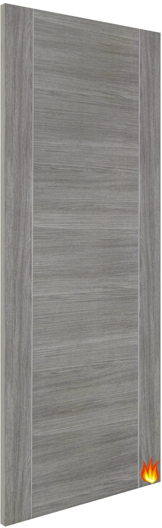 Forli White Grey Laminate Internal Fire Door (FD30)
