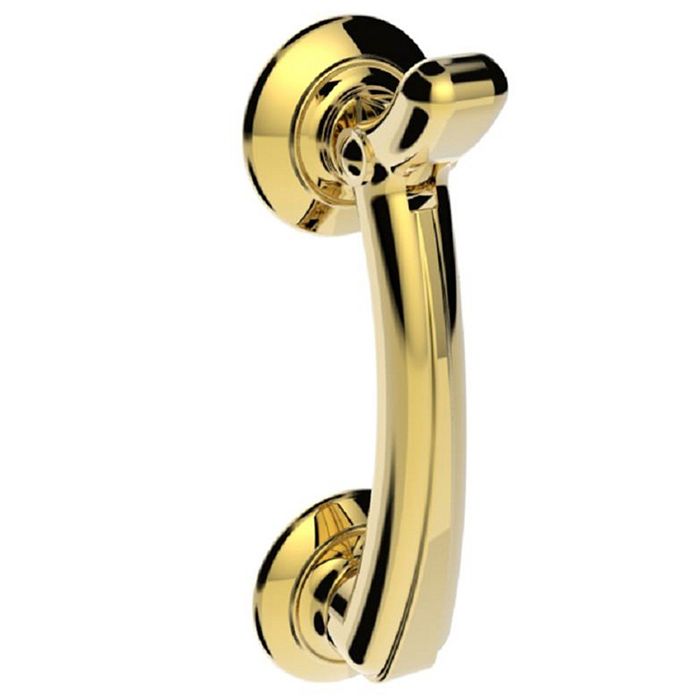 Carlisle Brass Door Knocker on Rose (various finishes)