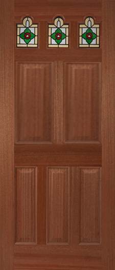 Ealing Rose External Hardwood Door (end of line) 80" x 32"