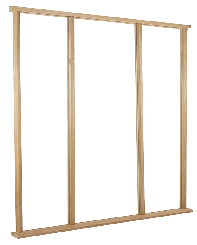 Real Oak External Frame for Single Door with Sidelight/s (cut & join)