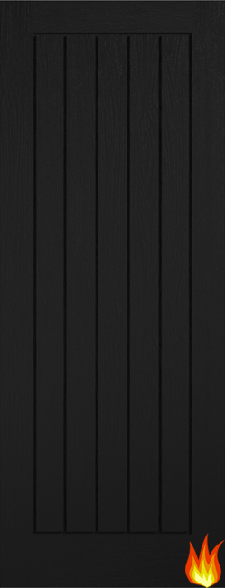Mexicano Black Pre-Finished Internal Fire Door