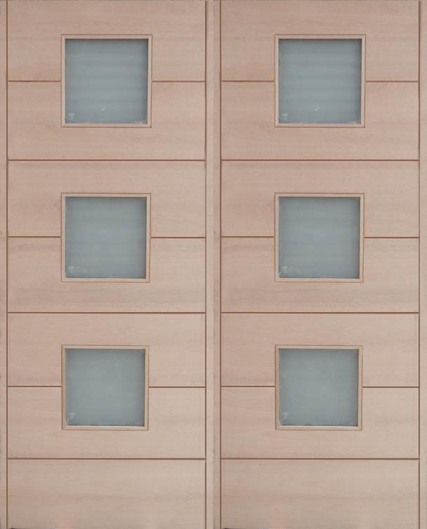 Modena 3-L Hardwood Door Pair