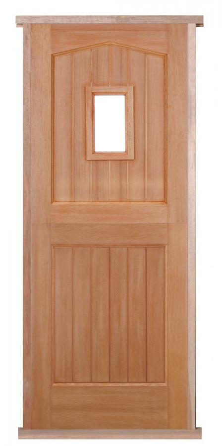 Barnburgh Hardwood Pre-hung Door Set (unglazed)