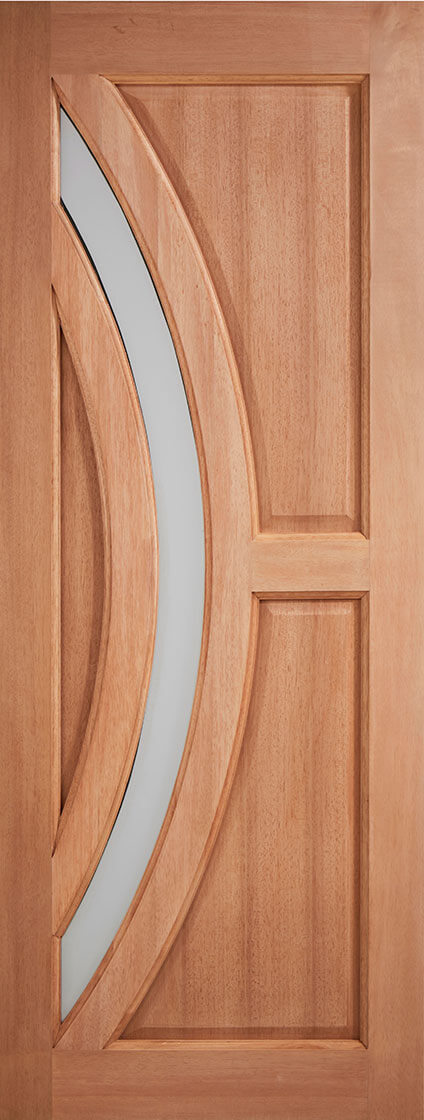 Harrow Frosted Glazed External Hardwood Door