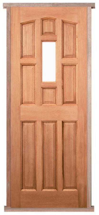 York (unglazed) Hardwood External Pre-hung Door Set