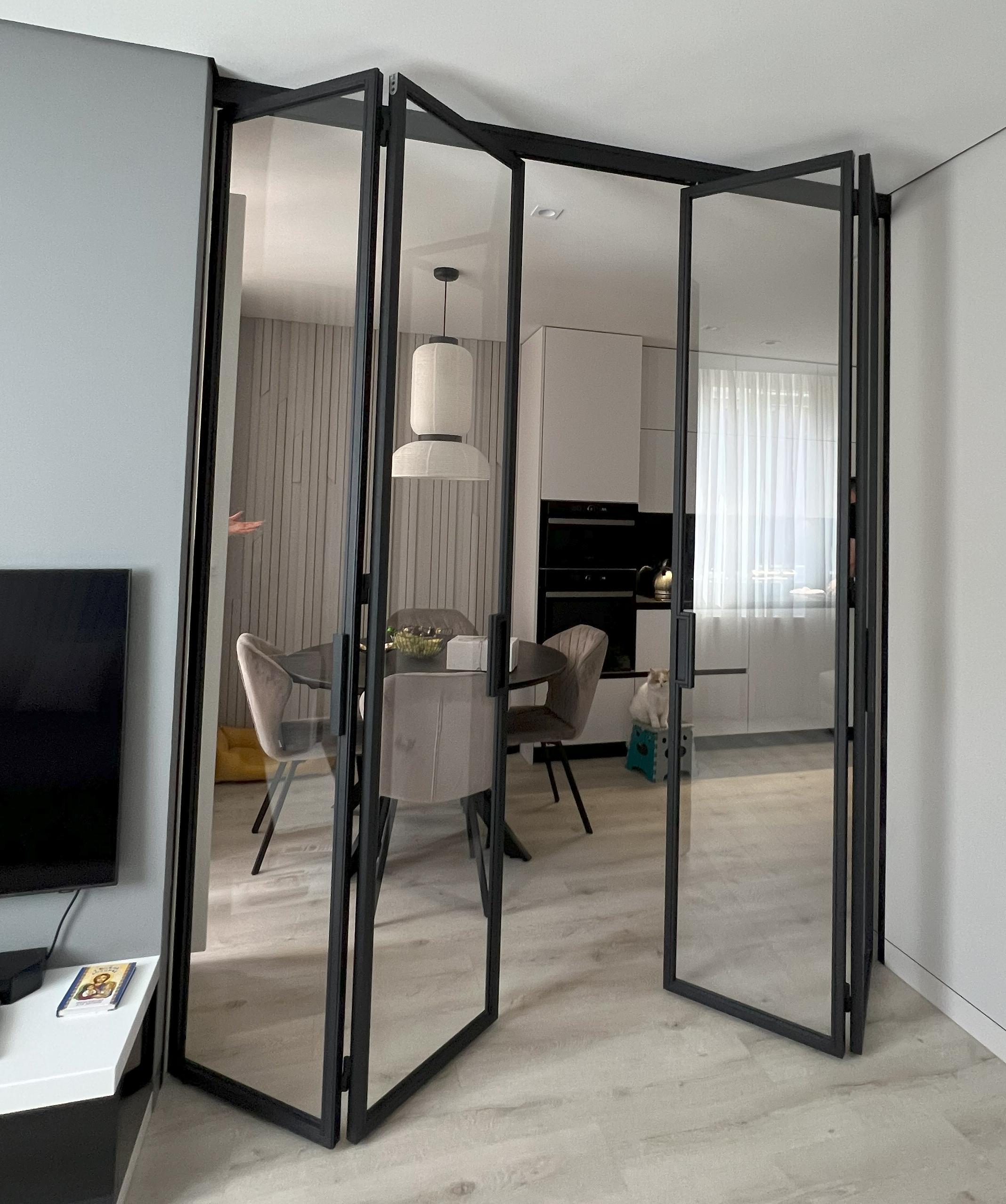 Internal Folding Steel Doors - MX0