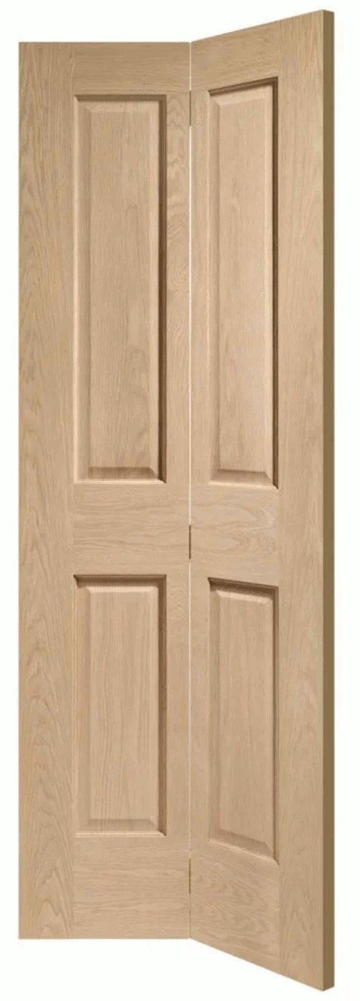 Victorian Oak Internal Bi Folding Door