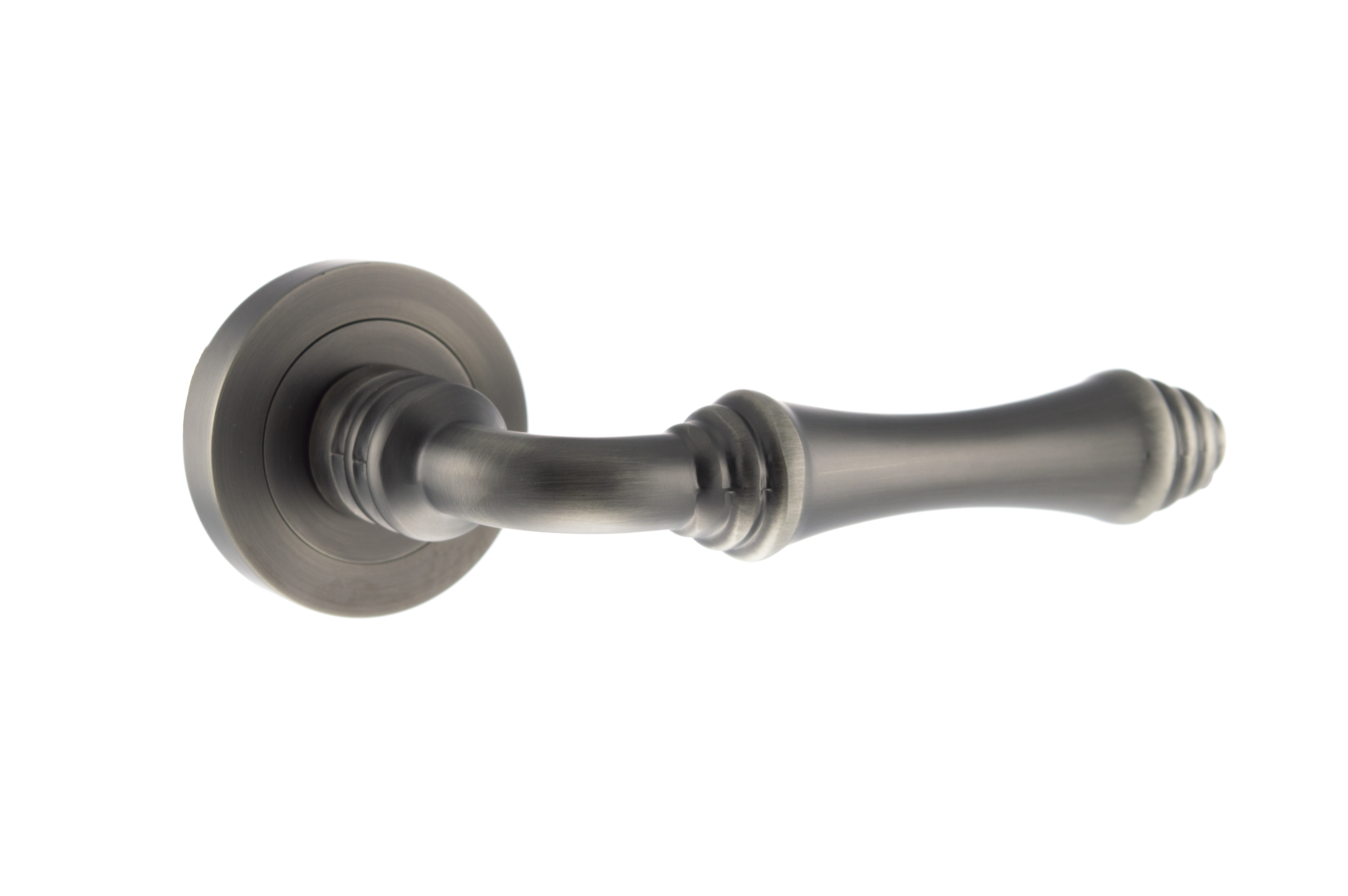 Durham Old English Door Handle Set (square edge rose)