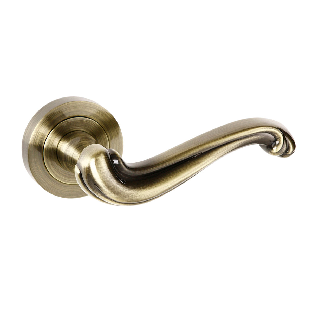 Colchester Door Handle - Antique Brass