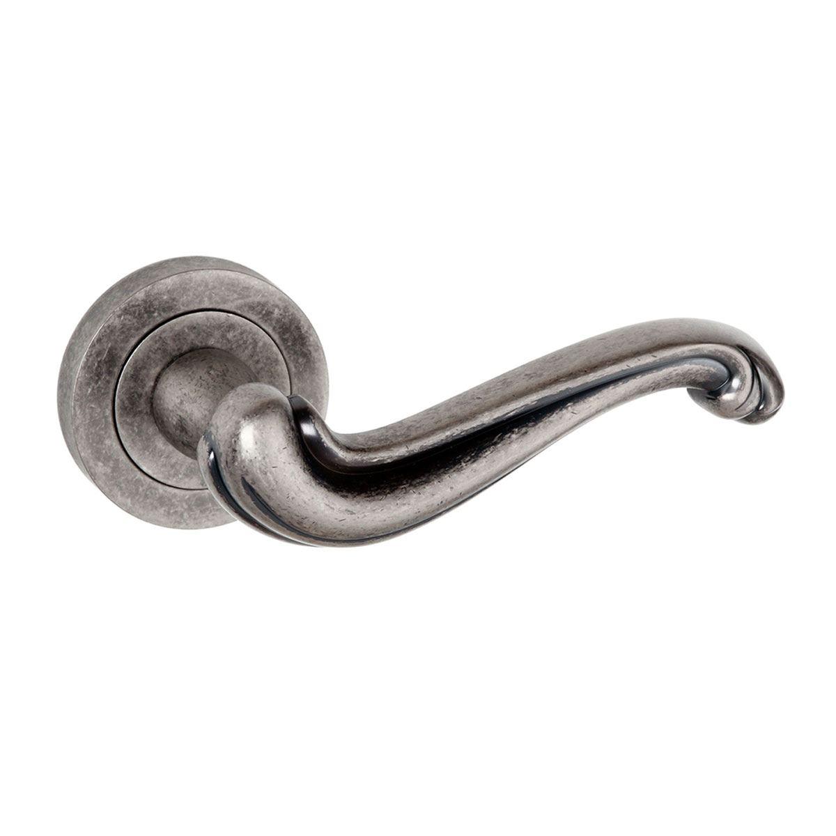Colchester Door Handle - Distressed Silver