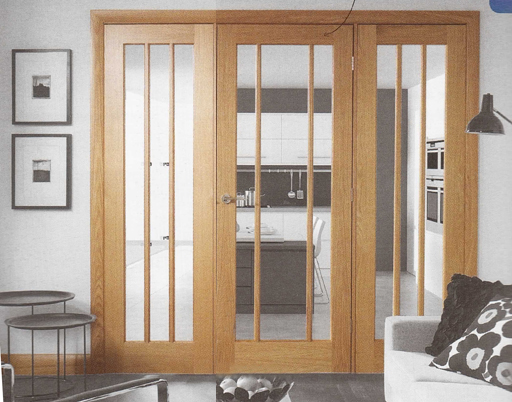 Oak Worcester Easi-Frame Room Divider