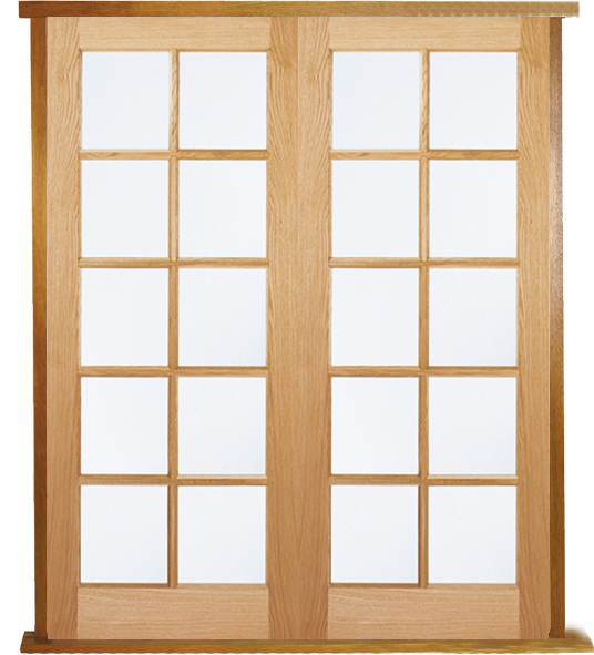 GTP Prehung Bespoke Solid Oak Double Doors