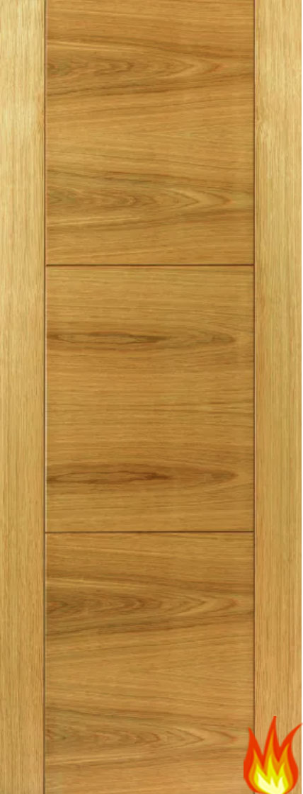 Mistral Internal Oak Fire Door FD30 (pre-finished)