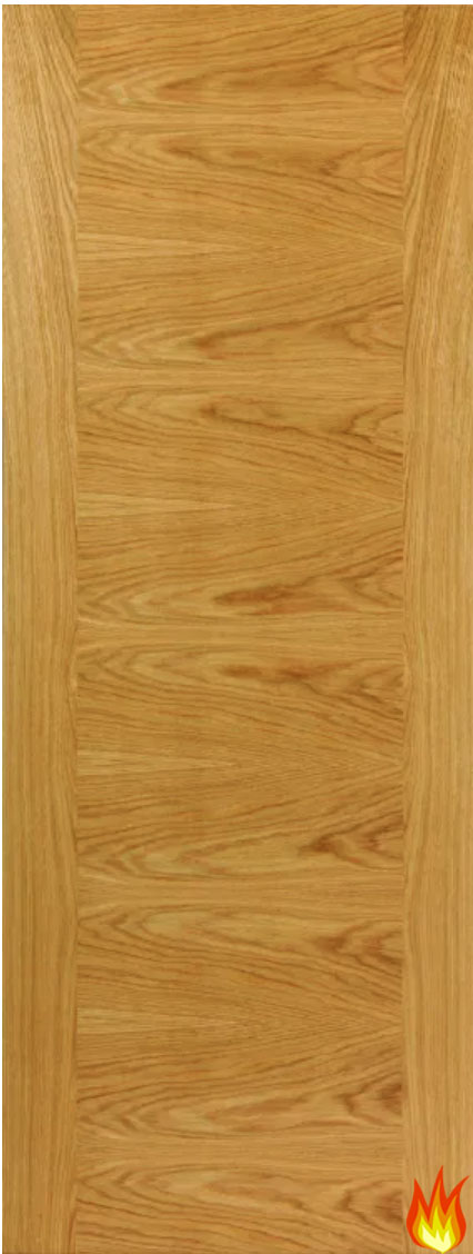 Ostria Flush Internal Oak Fire Door FD30 (pre-finished)