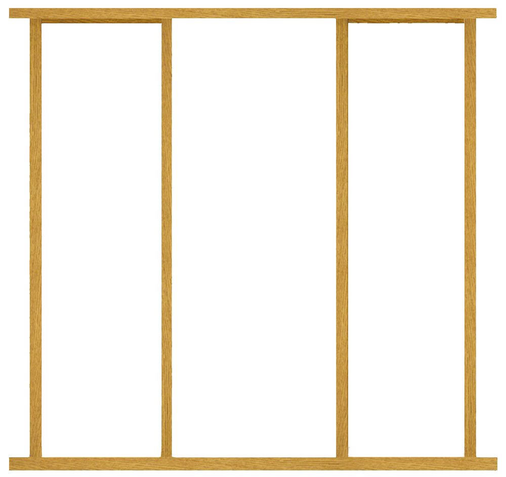 Adjustable Single Door Sidelight Oak Effect Frame Kit (mortice & tenon)