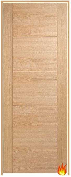 Vancouver Oak Prehung Internal Fire Door (pre-finished)
