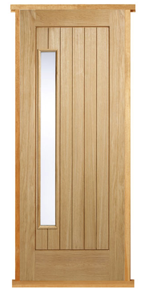 Oak Newbury (with Obscure Glass) Pre-hung Door Set