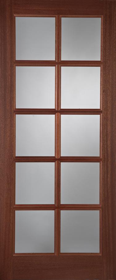 Pattern SC External Hardwood Door (unglazed)