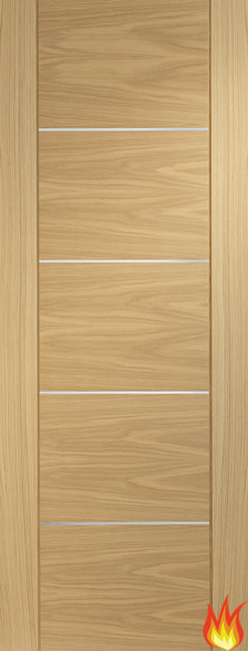 Portici Internal Oak Fire Door (pre-finished)