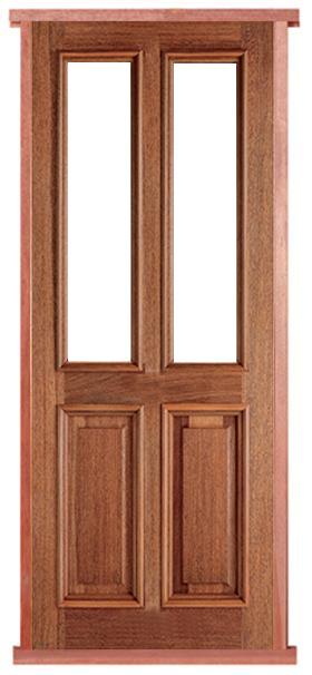 Derby Hardwood (62mm mid stile) Pre-hung Door Set (unglazed)