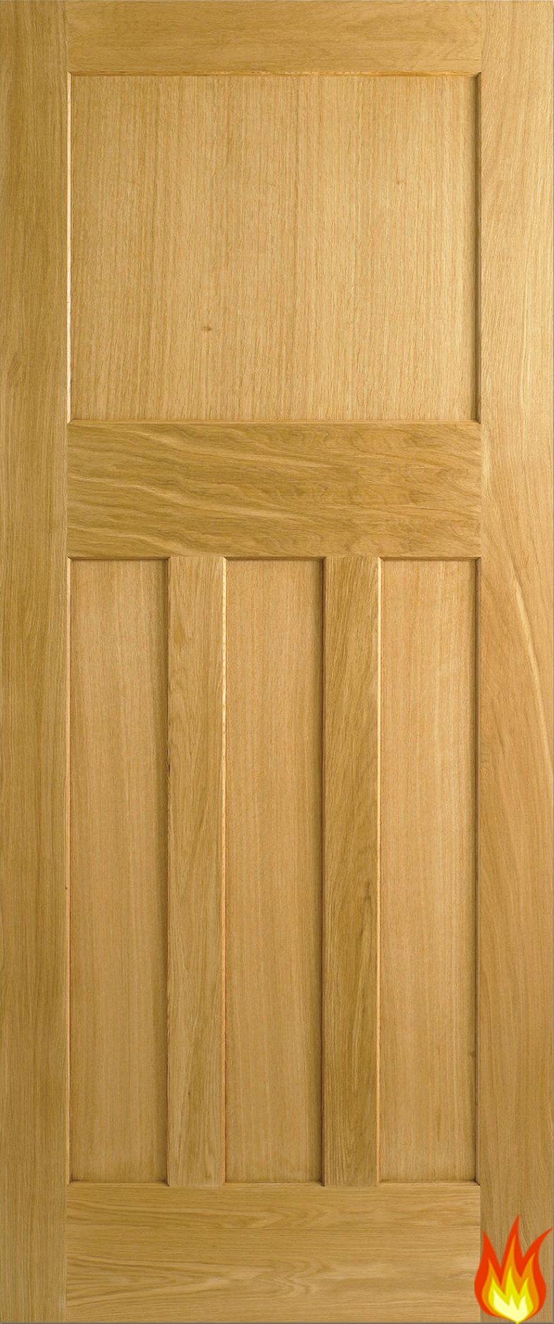 DX 30's Style Internal Oak Fire Door (FD30)