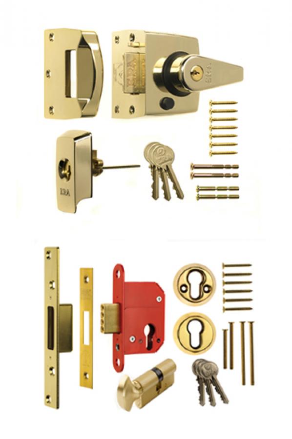 ERA BS3621 Night Latch and Euro Profile Deadlock/Thumb Turn