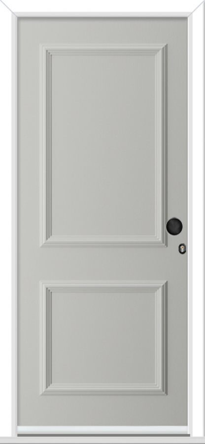 2 Panel Timber-Like Prehung Composite Door (pre-finished)