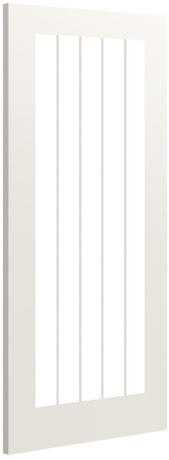 Cottage Ely 1-Lite White Primed Internal Door (clear glass)