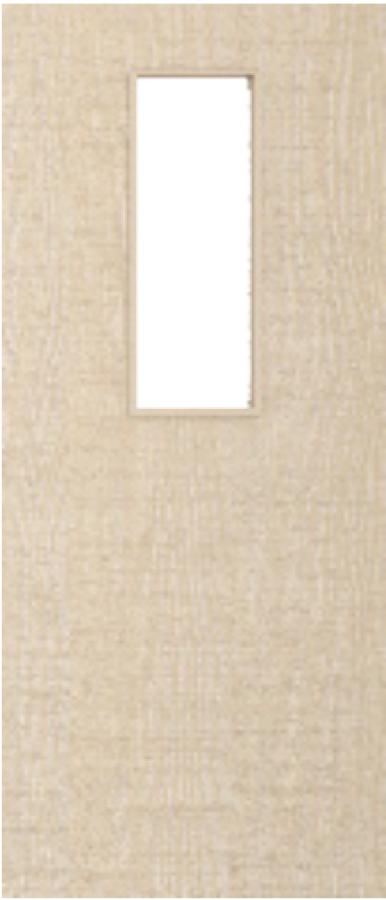 Ash Veneered Door with Glass Opt. 14 (pre-finished)