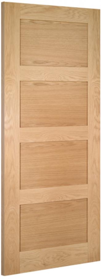 Coventry 4 Panel Internal Oak Door with 18mm lippings