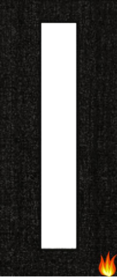 Flush Dark Grey Ash Fire Door with Glass (Opt. 10)