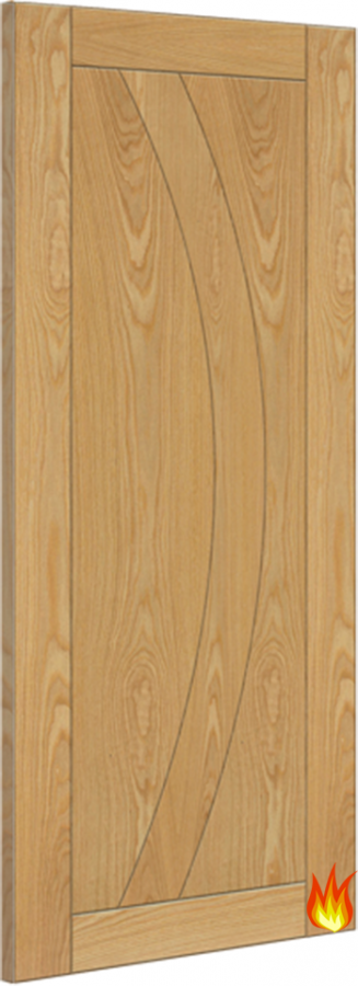 Ravello Internal Oak Fire Door FD30 (18mm lippings) Pre-finished